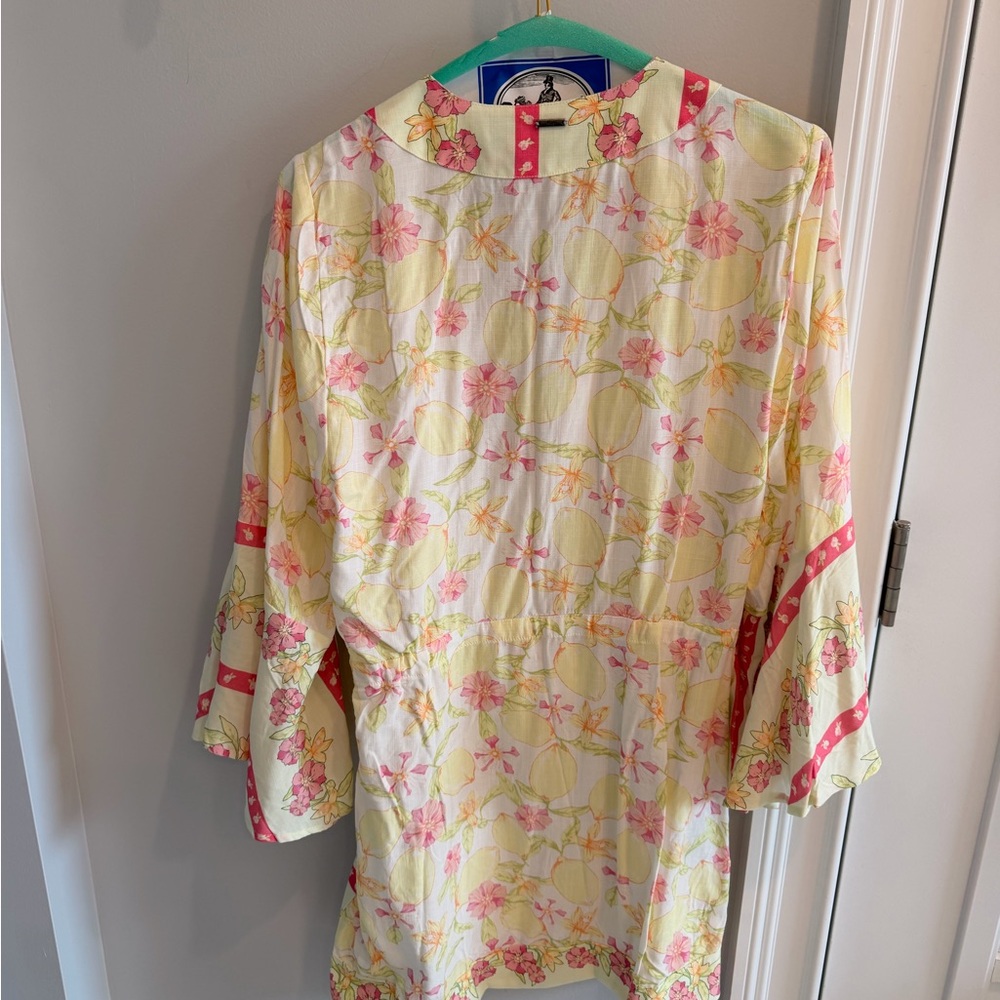 Maaji Lemonade Joy Kaftan Dress from Anthropologie, Size Med, NWT - Picture 4 of 7